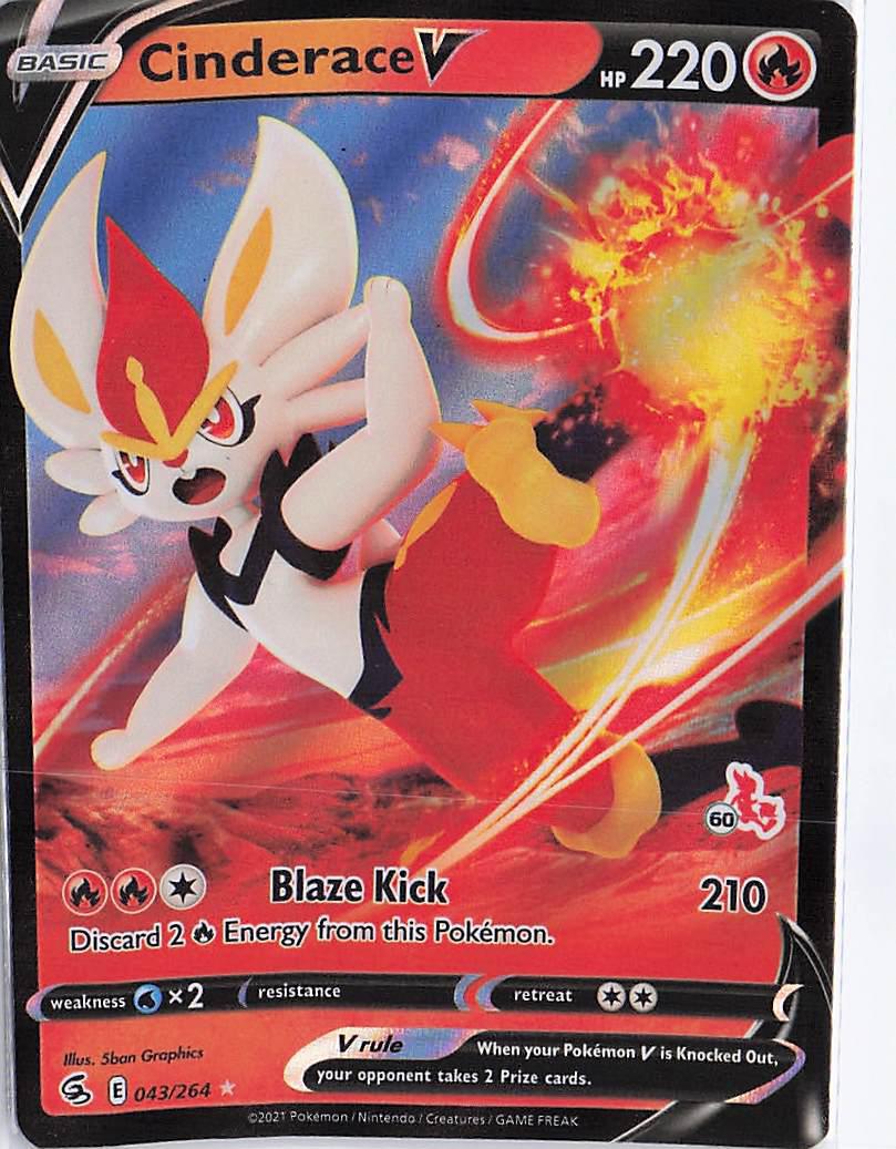 Cinderace V 043/264 (Battle Academy)