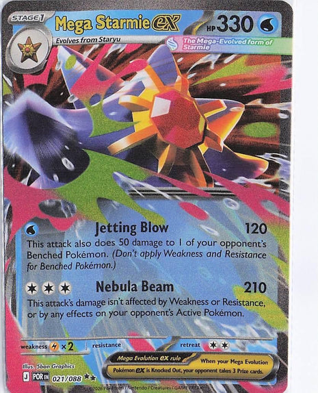 Mega Starmie ex 021/088