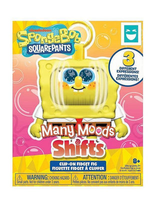 Happy Haul SpongeBob SquarePants Many Moods Shifts Clip-On Fidget Figure m