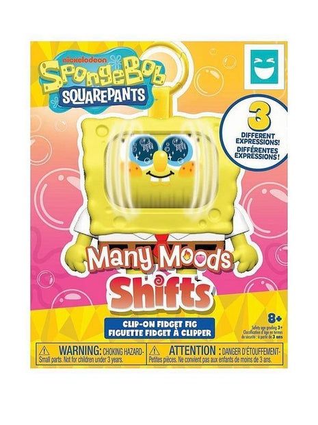 Happy Haul SpongeBob SquarePants Many Moods Shifts Clip-On Fidget Figure m