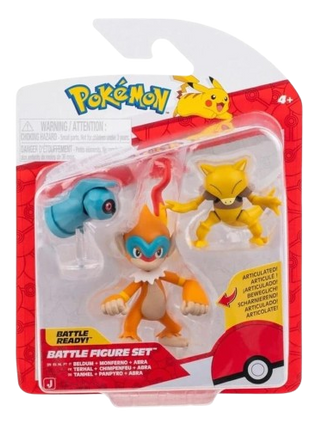 Pokemon - Beldum, Monferno & Abra Battle Figure Set