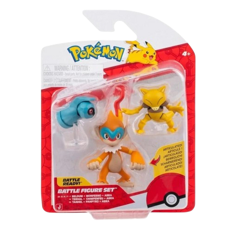 Pokemon - Beldum, Monferno & Abra Battle Figure Set