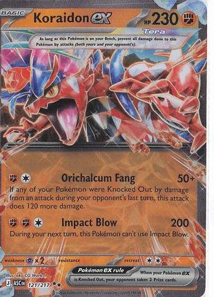 Koraidon ex 121/217