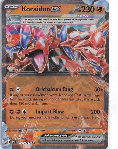 Koraidon ex 121/217