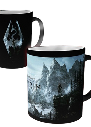 Skyrim - Dragon Symbol Heat Change Mug