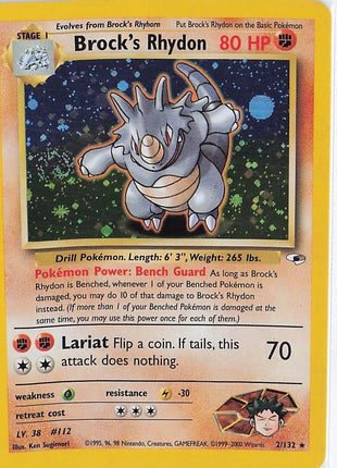 Brock’s Rhydon 2/132 (H)