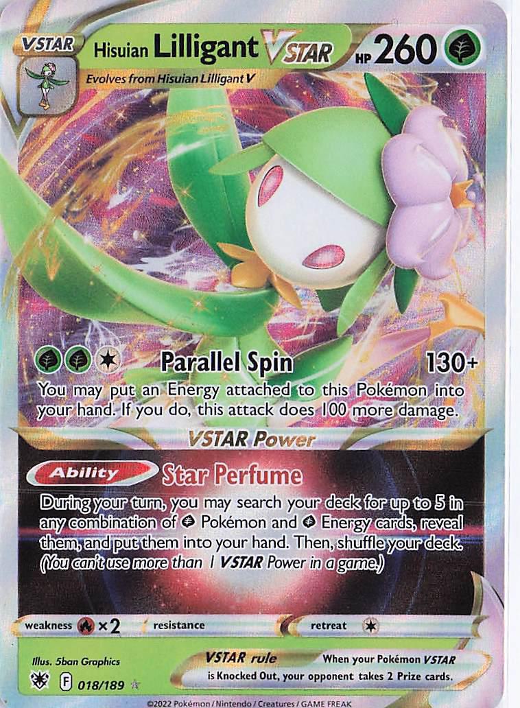 Hisuian Lilligant VSTAR 018/189