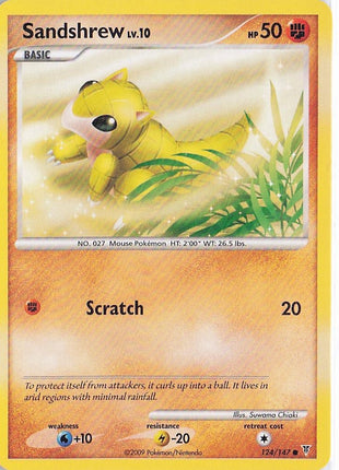 Sandshrew LV.10 124/147