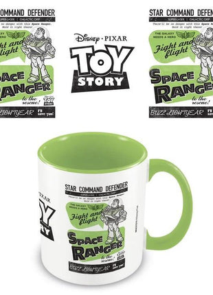 Toy Story - Buzz Lightyear: Space Ranger Coloured Inner and Handle Ceramic Mug