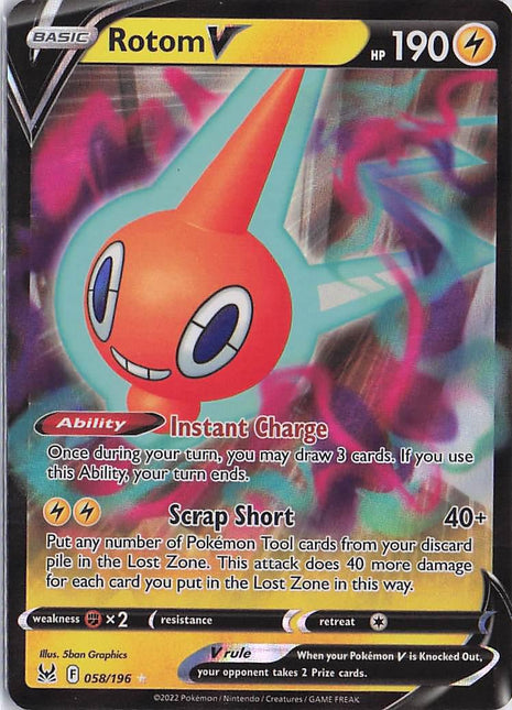 Rotom V 058/196