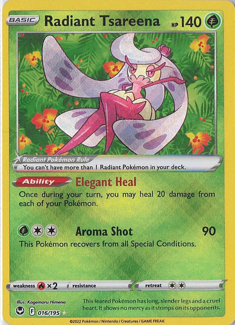 Radiant Tsareena 016/195