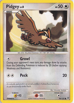 Pidgey LV.8 99/132