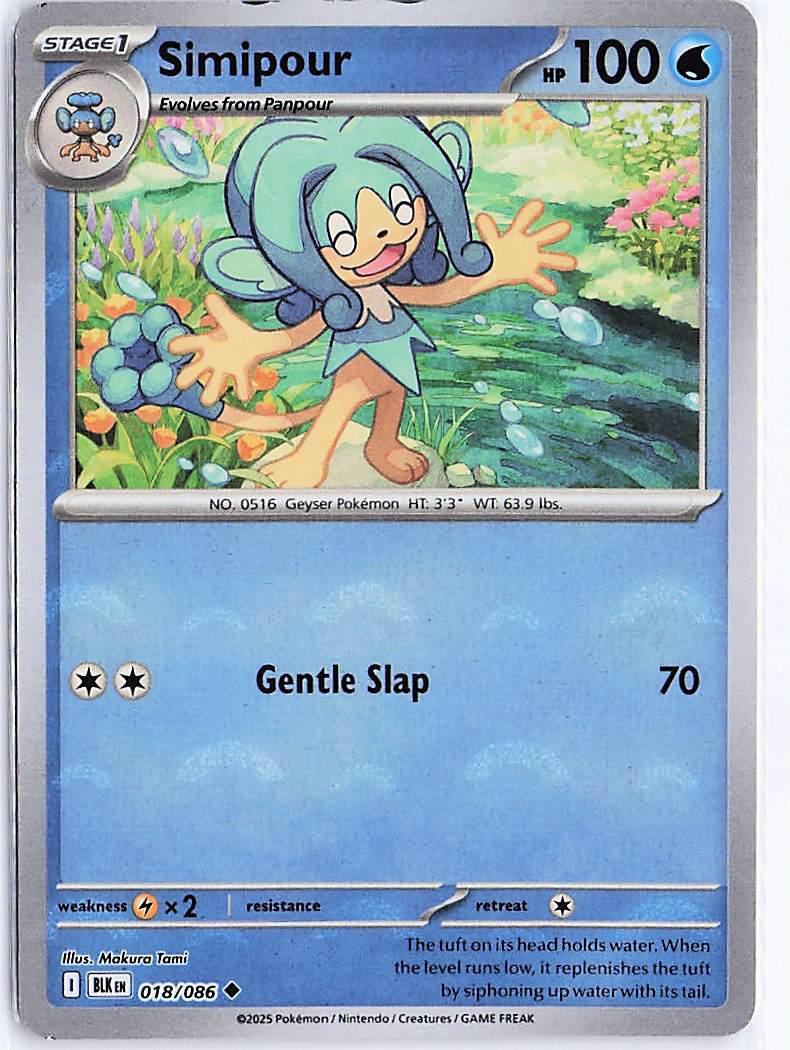 Simipour 018/086 (Pokeball)