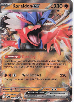 Koraidon ex 125/198