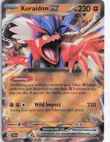 Koraidon ex 125/198