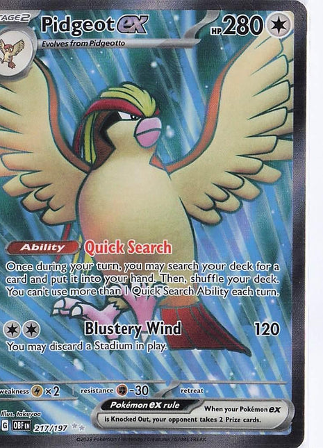 Pidgeot ex 217/197