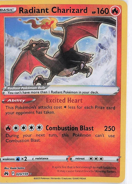 Radiant Charizard 020/159