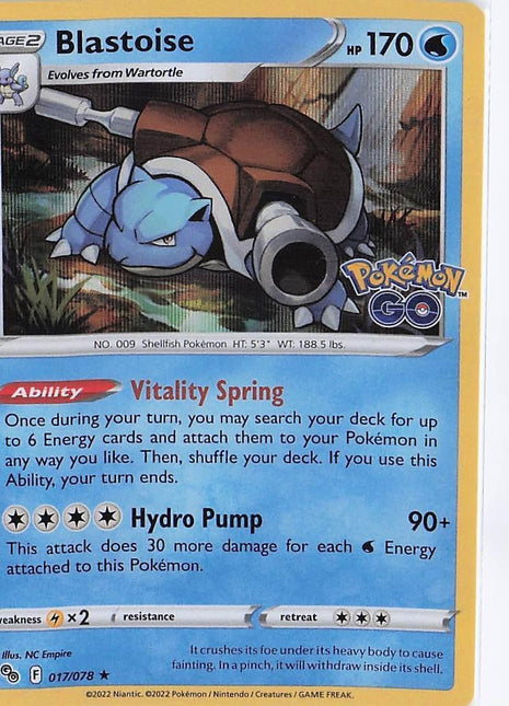 Blastoise 017/078 (H)