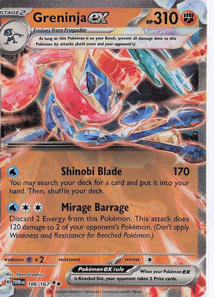 Greninja ex 106/167