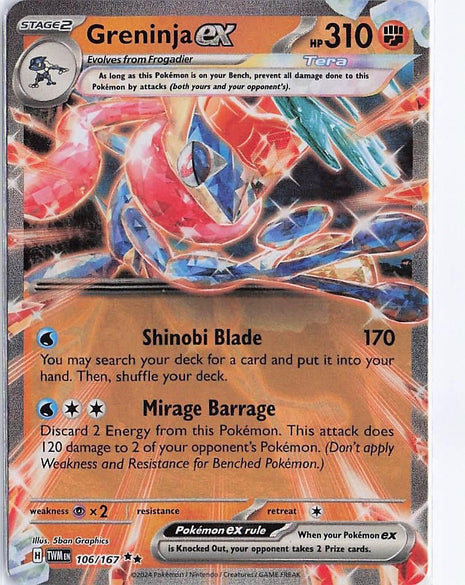 Greninja ex 106/167