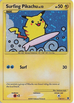 Surfing Pikachu LV.13 114/111 (Cosmic)