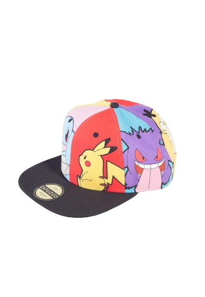 Pokemon - Difuzed Multi Pop Art Snapback Cap