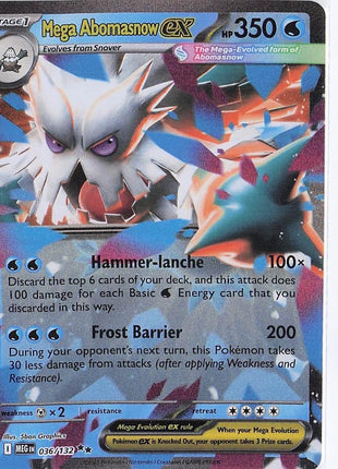 Mega Abomasnow ex 036/132