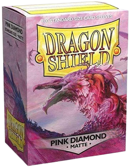Dragon Shield - Matte Pink Diamond Sleeves (100)