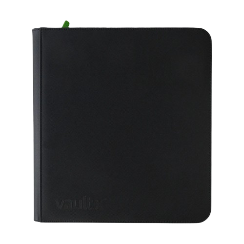 Vault X - Black 12 Pocket Zip Binder