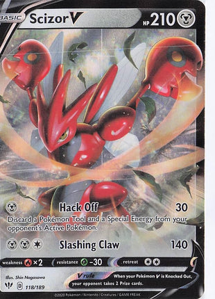Scizor V 118/189