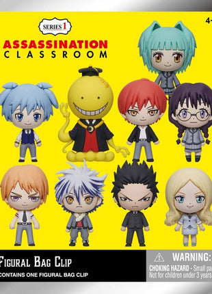 Assassination Classroom - Series 1: 3D Character Bag Clip Blind Bag
