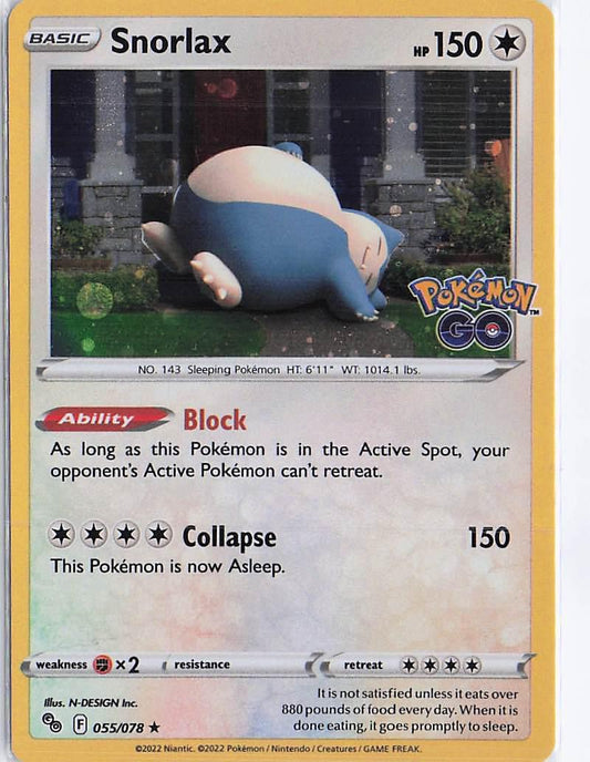 Snorlax 055/078 (Cosmic Holo)
