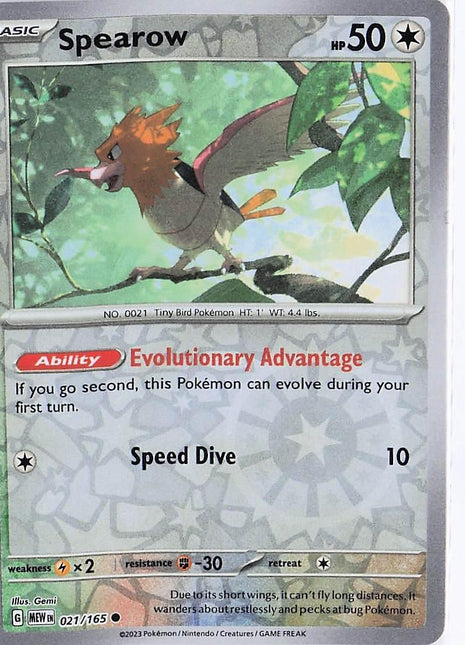 Spearow 021/165 (RH)