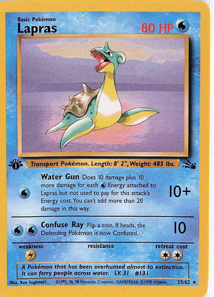 Lapras 25/62 (1st)