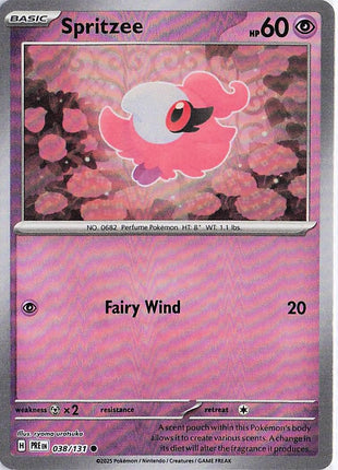 Spritzee 038/131 (Masterball Holo)
