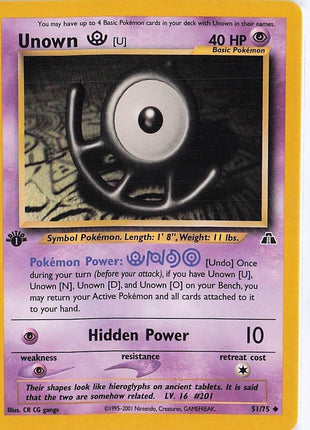 Unown U 51/75 (1st)