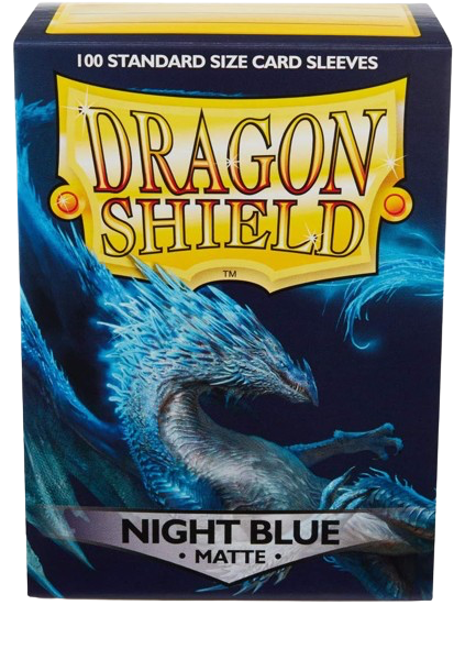 Dragon Shield - Matte Night Blue Sleeves (100)