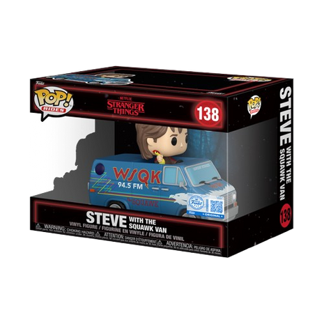 Stranger Things - Steve with Squawk Van #138 Funko Pop!