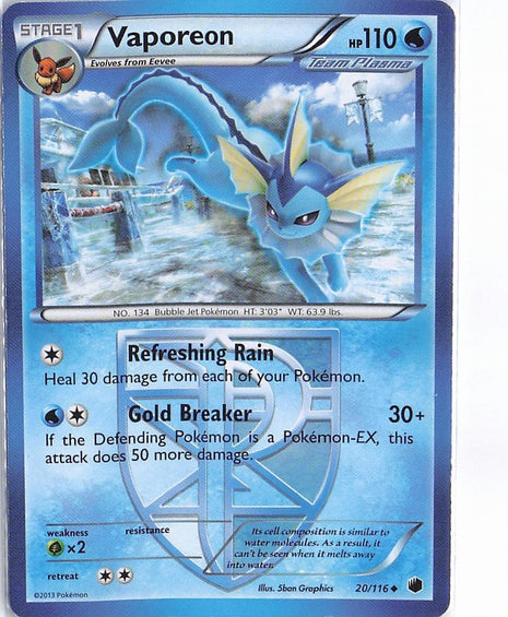 Vaporeon 20/116