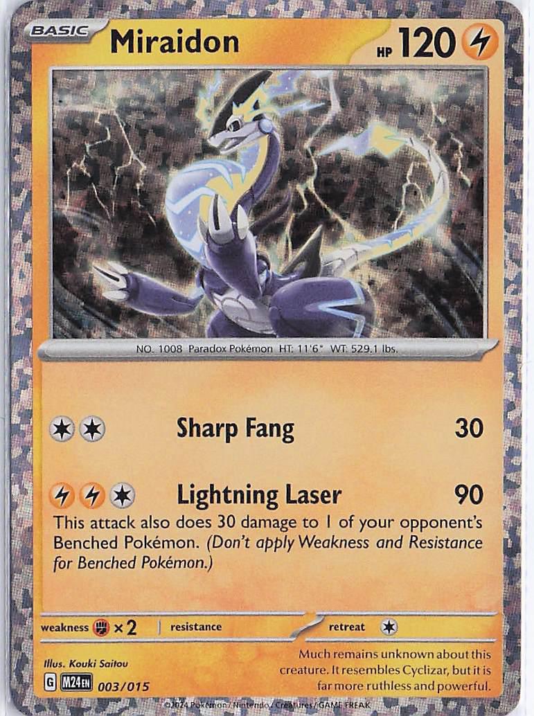 Miraidon 003/015 (H)