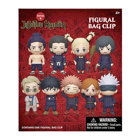 Jujutsu Kaisen - Series 4: 3D Character Bag Clip Blind Bag