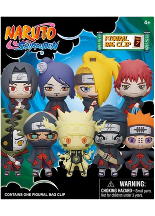 Naruto Shippuden - Series 7: 3D Character Bag Clip Blind Bag