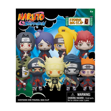 Naruto Shippuden - Series 7: 3D Character Bag Clip Blind Bag
