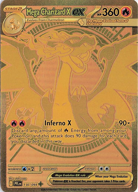 Mega Charizard X ex 130/094