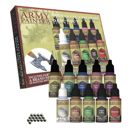 The Army Painter - Warpaints Metallics: Metallic Colours Paint Set