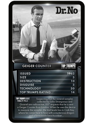 Top Trumps - James Bond Gadgets & Vehicles Special Edition