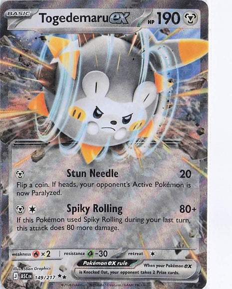 Togedemaru ex 149/217