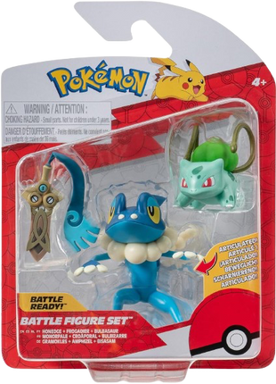 Pokemon -  Honedge, Frogadier & Bulbasaur Battle Figure Set