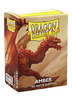 Dragon Shield - Matte Amber Sleeves (100)