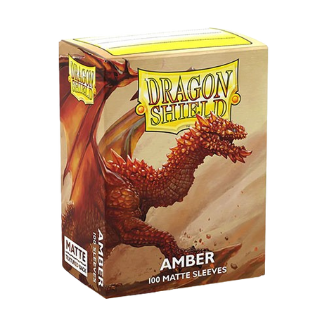 Dragon Shield - Matte Amber Sleeves (100)